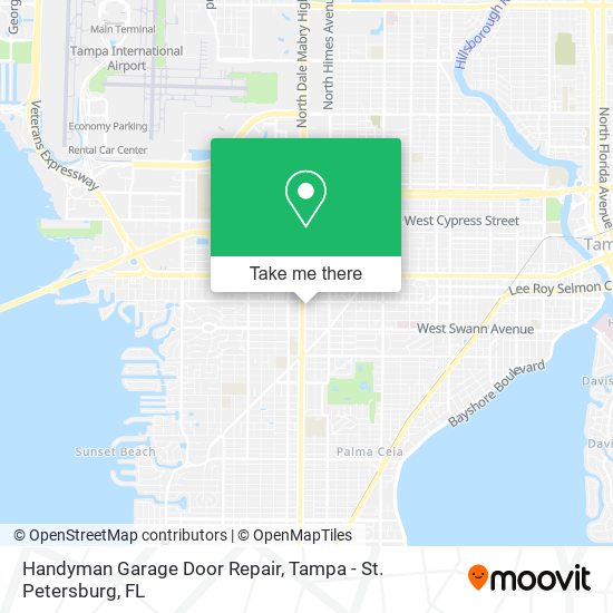 Handyman Garage Door Repair map
