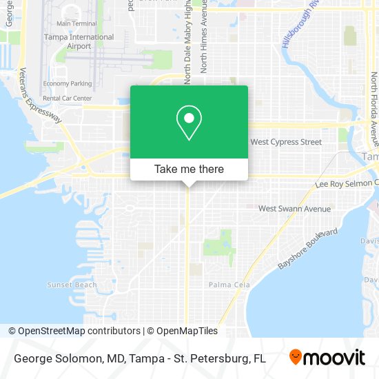 George Solomon, MD map