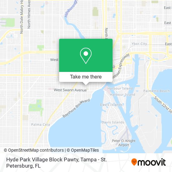 Hyde Park Village Block Pawty map