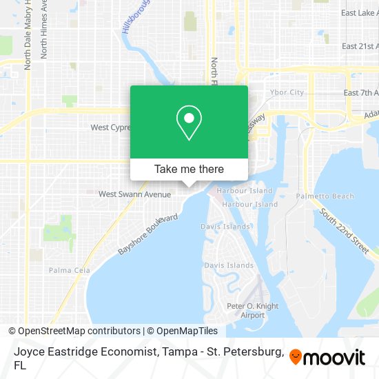 Joyce Eastridge Economist map
