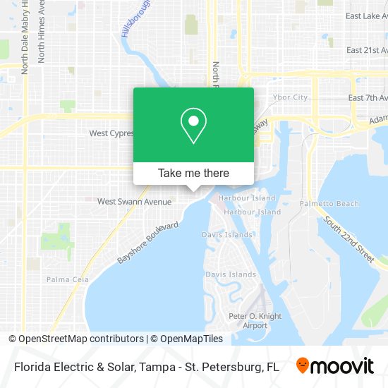 Mapa de Florida Electric & Solar