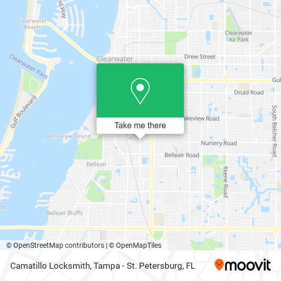 Camatillo Locksmith map