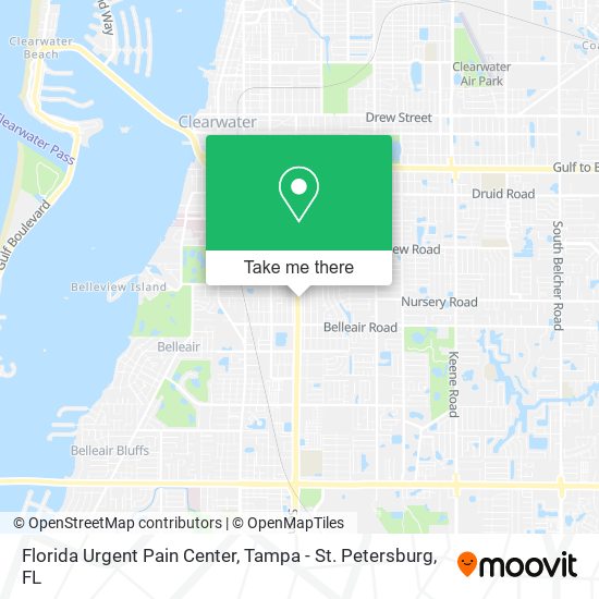 Mapa de Florida Urgent Pain Center