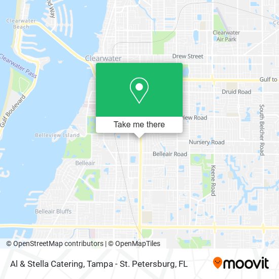 Al & Stella Catering map