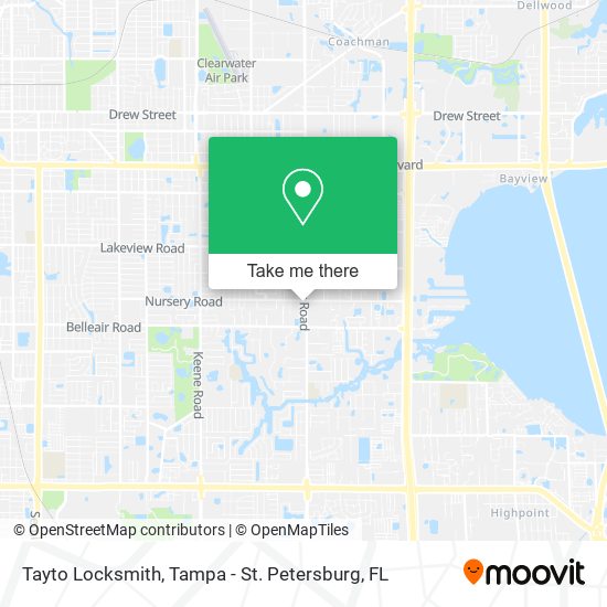 Tayto Locksmith map