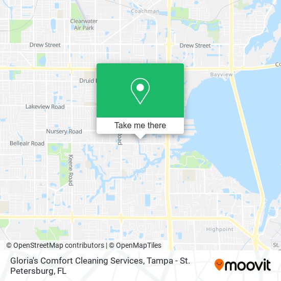 Gloria's Comfort Cleaning Services map