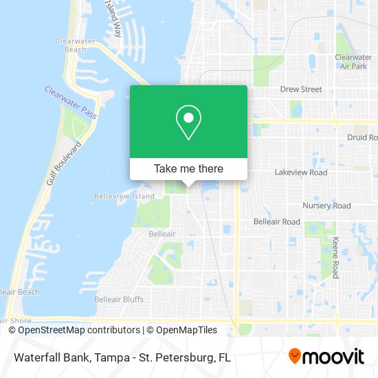 Waterfall Bank map