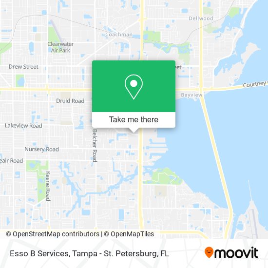 Esso B Services map