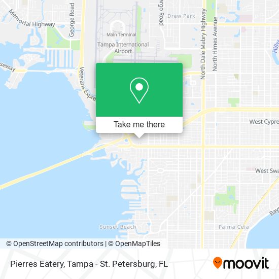 Mapa de Pierres Eatery