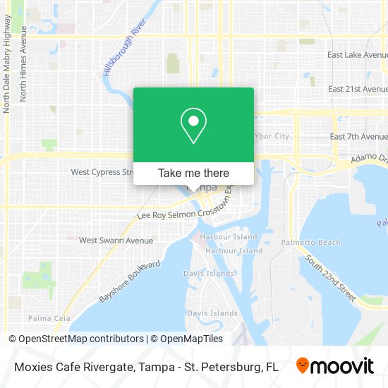 Moxies Cafe Rivergate map