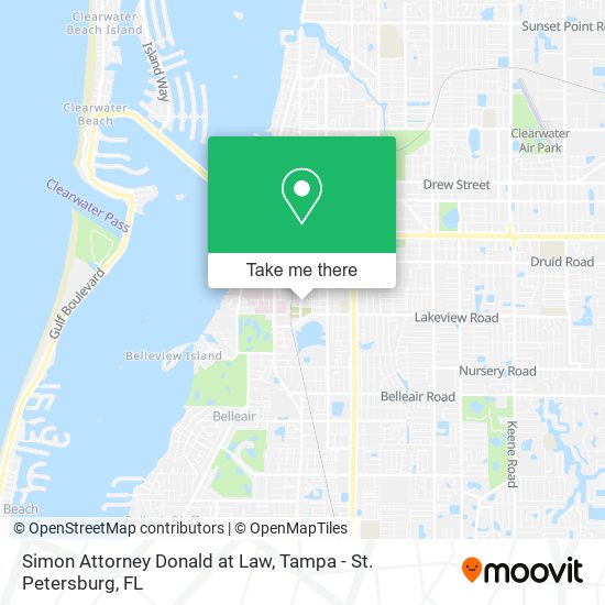 Simon Attorney Donald at Law map