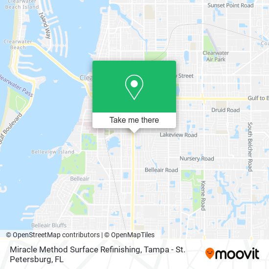 Mapa de Miracle Method Surface Refinishing