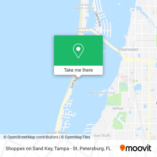Mapa de Shoppes on Sand Key
