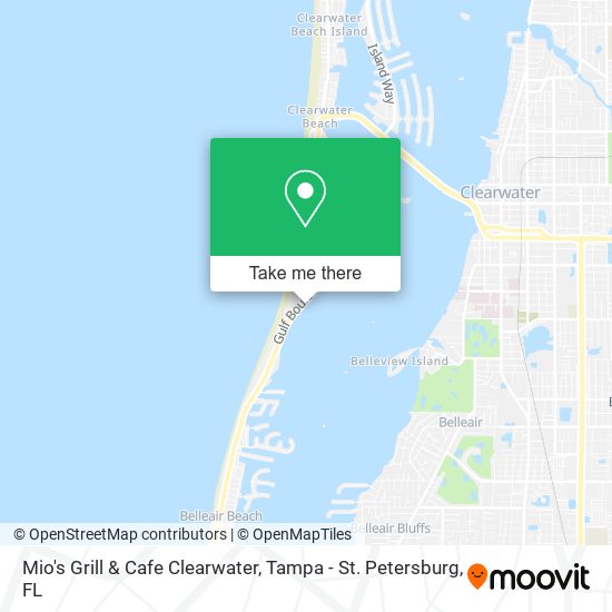 Mapa de Mio's Grill & Cafe Clearwater