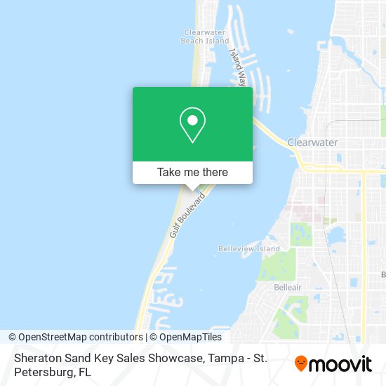 Mapa de Sheraton Sand Key Sales Showcase