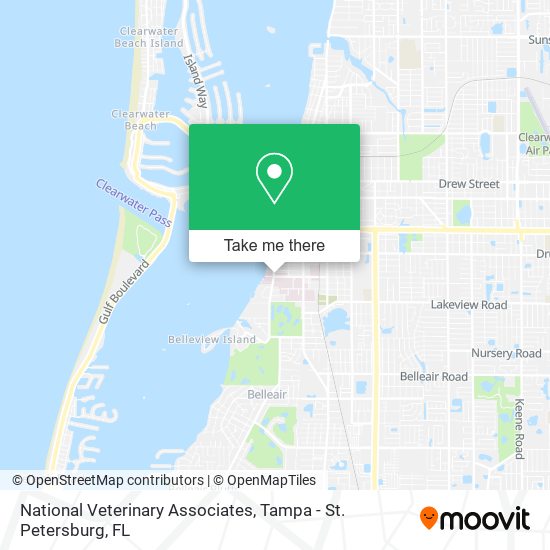 National Veterinary Associates map