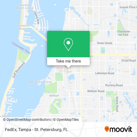 Mapa de FedEx