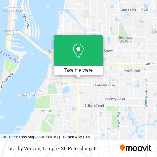 Total by Verizon map