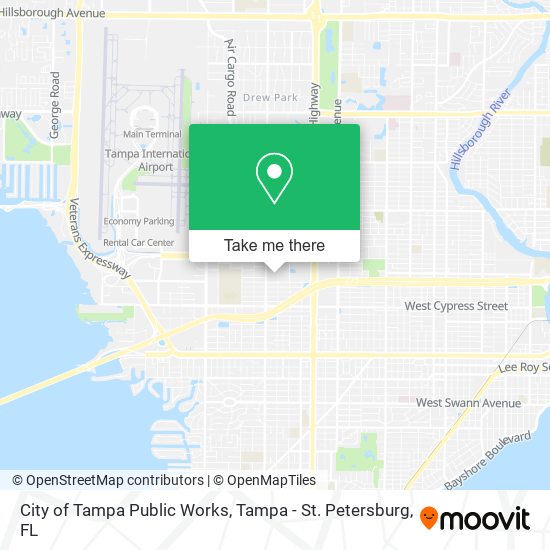 Mapa de City of Tampa Public Works