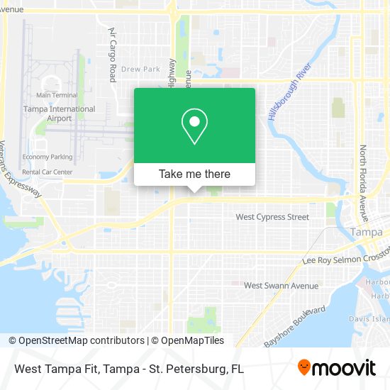 West Tampa Fit map