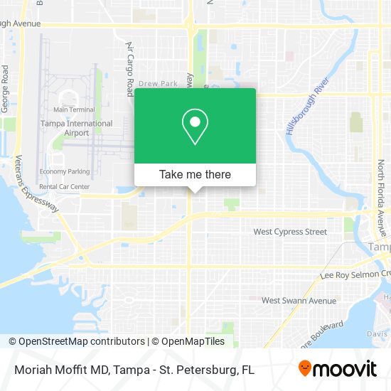 Mapa de Moriah Moffit MD