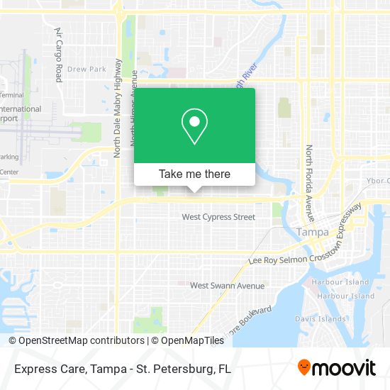 Mapa de Express Care