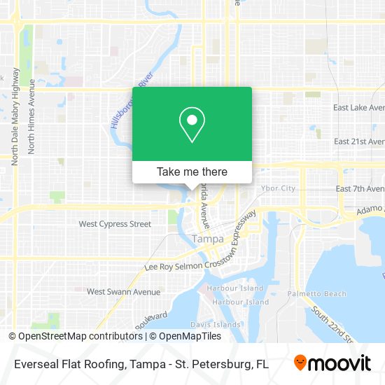 Everseal Flat Roofing map