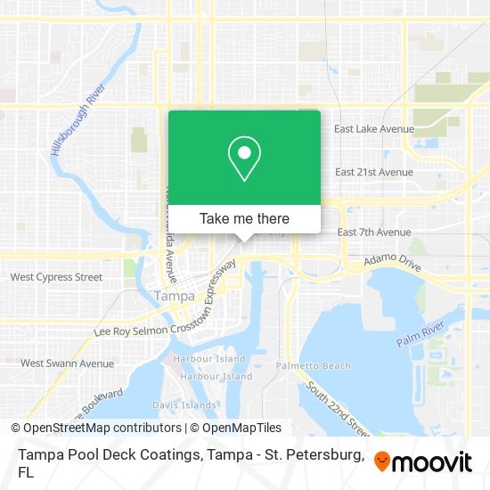 Mapa de Tampa Pool Deck Coatings