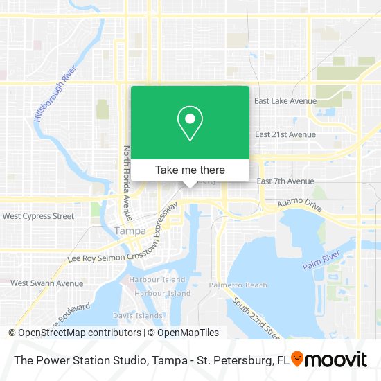The Power Station Studio map