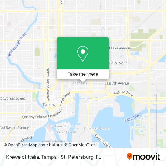 Krewe of Italia map