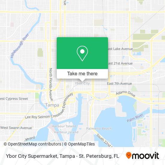 Ybor City Supermarket map