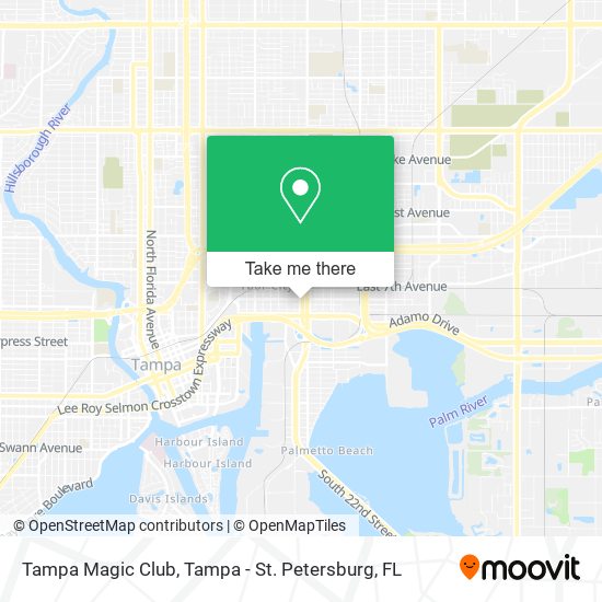 Mapa de Tampa Magic Club