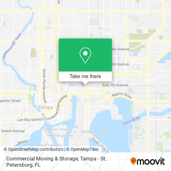 Mapa de Commercial Moving & Storage