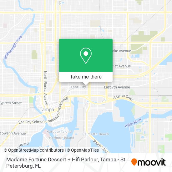 Madame Fortune Dessert + Hifi Parlour map