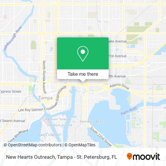 New Hearts Outreach map