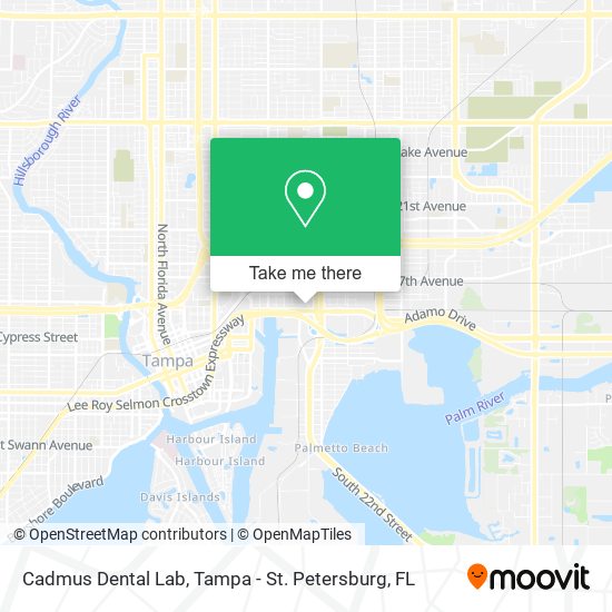 Mapa de Cadmus Dental Lab