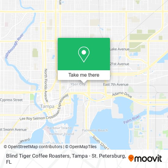 Mapa de Blind Tiger Coffee Roasters