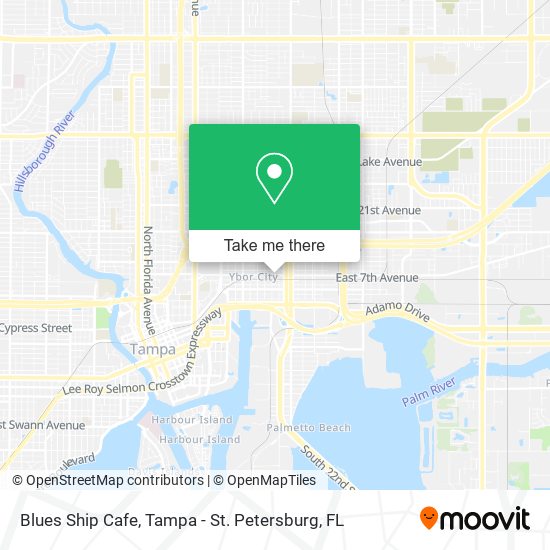 Blues Ship Cafe map
