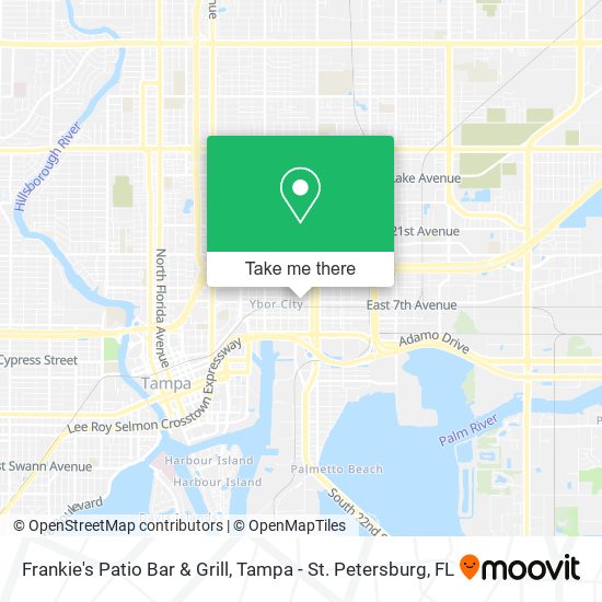 Frankie's Patio Bar & Grill map