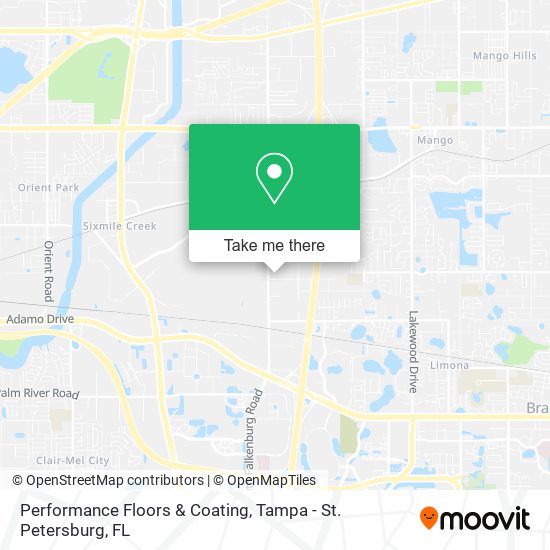 Performance Floors & Coating map