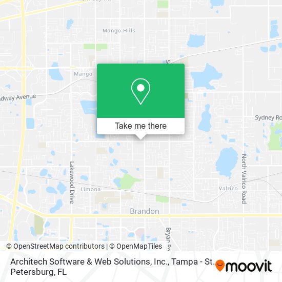 Mapa de Architech Software & Web Solutions, Inc.