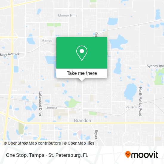 Mapa de One Stop