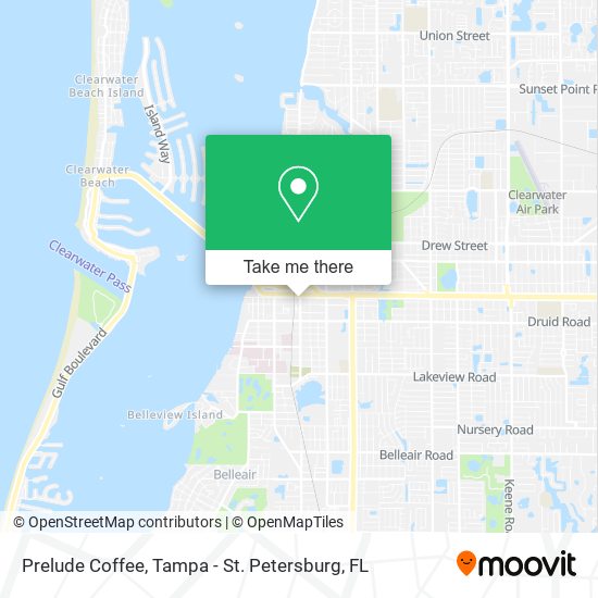 Prelude Coffee map