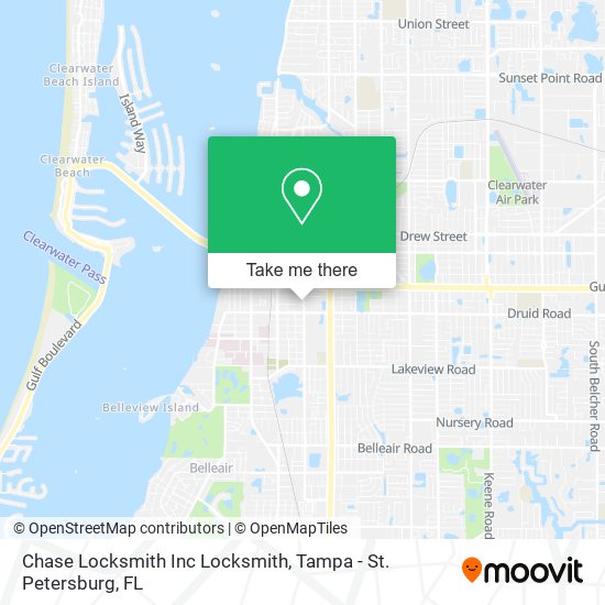 Mapa de Chase Locksmith Inc Locksmith