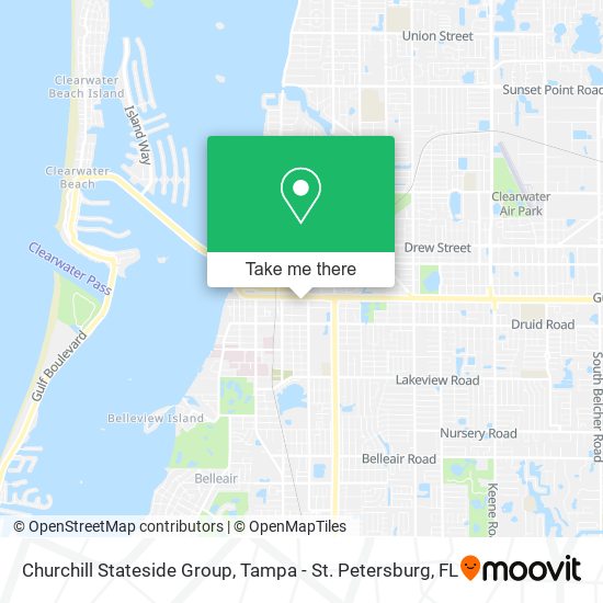 Mapa de Churchill Stateside Group