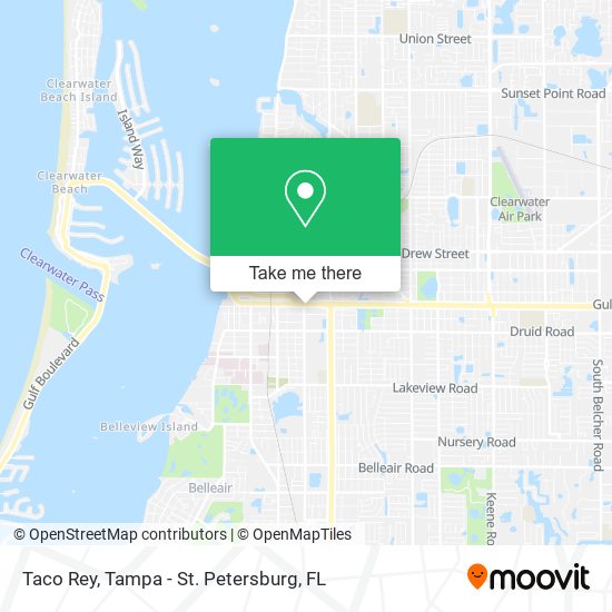 Mapa de Taco Rey