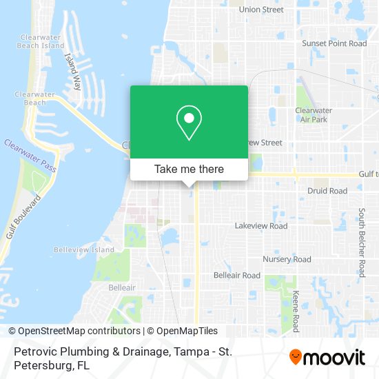 Petrovic Plumbing & Drainage map
