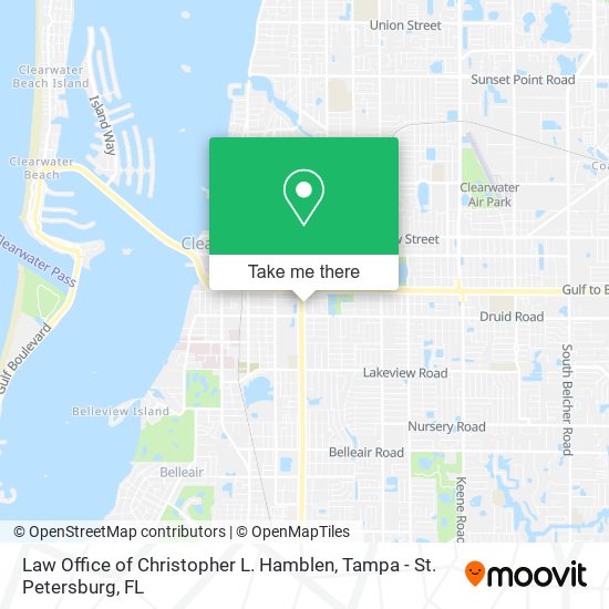 Mapa de Law Office of Christopher L. Hamblen