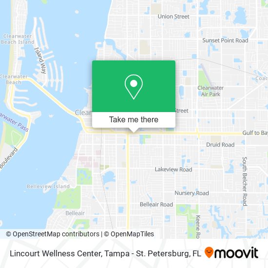 Mapa de Lincourt Wellness Center