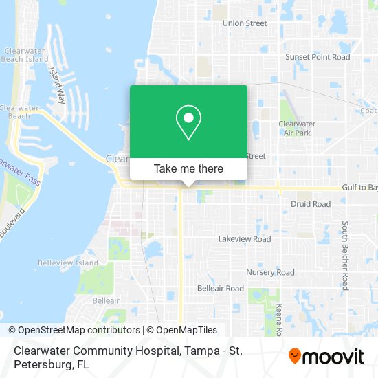 Clearwater Community Hospital map